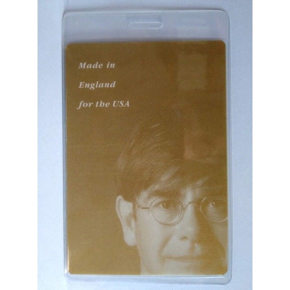 Elton John Made In England Backstage Pass Original 1995 Double Sided Pop Rock - Picture 2 of 3